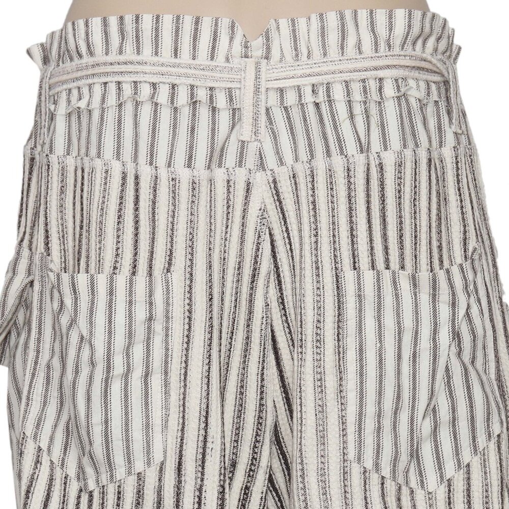 Free People Fp One Harrison Striped Shorts Printed Ivory Combo S - Picture 7 of 7